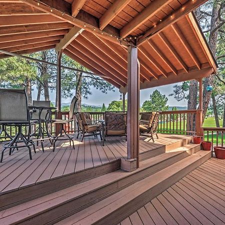 Cozy Ruidoso Cabin With Private Hot Tub And Large Deck Exterior photo
