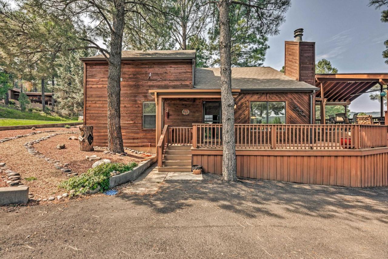 Cozy Ruidoso Cabin With Private Hot Tub And Large Deck Exterior photo